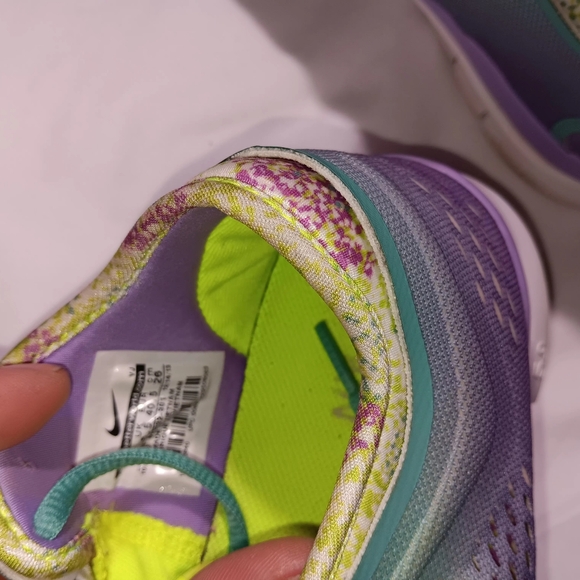 Nike tr fit 5 purple yellow ombré workout shoes size 9 - Picture 7 of 9